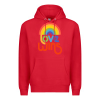 Red love  classic Premium Hoodie - artisFamous
