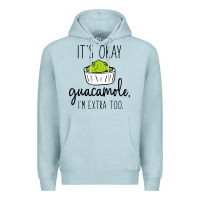 Blue Mist its okay guacamole im extra too Premium Hoodie - artisFamous