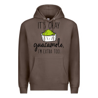 Coffee its okay guacamole im extra too Premium Hoodie - artisFamous