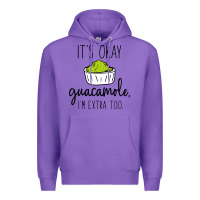 Purple its okay guacamole im extra too Premium Hoodie - artisFamous