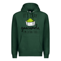 Sports Green its okay guacamole im extra too Premium Hoodie - artisFamous
