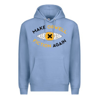Colony Blue make orwell fiction again Premium Hoodie - artisFamous