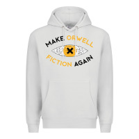 Dove Grey make orwell fiction again Premium Hoodie - artisFamous