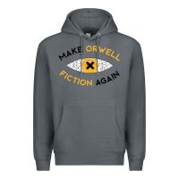 Rock make orwell fiction again Premium Hoodie - artisFamous