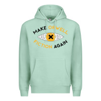 Seafoam make orwell fiction again Premium Hoodie - artisFamous