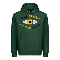 Sports Green make orwell fiction again Premium Hoodie - artisFamous
