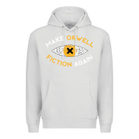 Dove Grey make orwell fiction again Premium Hoodie - artisFamous