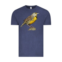 Vintage Denim Western Meadowlark Vintage Tee - LillyAllenDesigns