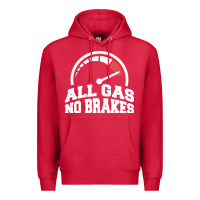 Cardinal all gas no brakes Premium Hoodie - artisFamous