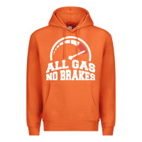 Carrot all gas no brakes Premium Hoodie - artisFamous