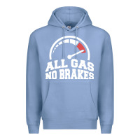 Colony Blue all gas no brakes Premium Hoodie - artisFamous