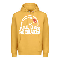 Mustard all gas no brakes Premium Hoodie - artisFamous