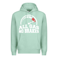 Seafoam all gas no brakes Premium Hoodie - artisFamous