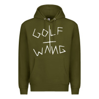 Army Green golf wang burgundy Premium Hoodie - artisFamous