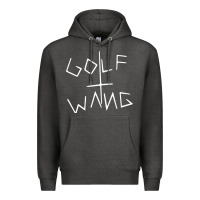 Charcoal Heather golf wang burgundy Premium Hoodie - artisFamous