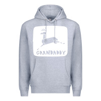 Heather Grey grandaddy Premium Hoodie - artisFamous