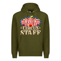 Army Green circus staff Premium Hoodie - artisFamous