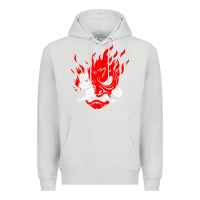 Dove Grey cyberpunk 2077 Premium Hoodie - artisFamous
