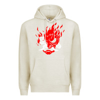 Oatmeal Heather cyberpunk 2077 Premium Hoodie - artisFamous