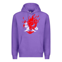 Purple cyberpunk 2077 Premium Hoodie - artisFamous