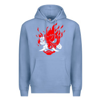 Colony Blue cyberpunk 2077 Premium Hoodie - artisFamous