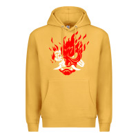 Mustard cyberpunk 2077 Premium Hoodie - artisFamous