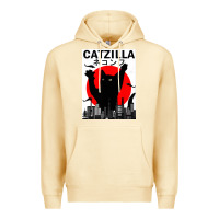 Pina Colada vintage catzilla japanese sunset style Premium Hoodie - artisFamous