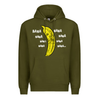 Army Green banana Premium Hoodie - artisFamous