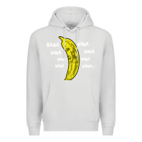 Dove Grey banana Premium Hoodie - artisFamous
