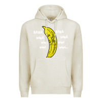 Oatmeal Heather banana Premium Hoodie - artisFamous