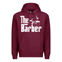 Burgundy the barber Premium Hoodie - artisFamous