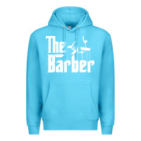 Ocean Blue the barber Premium Hoodie - artisFamous