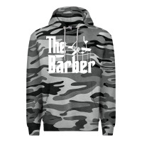 Slate Camo the barber Premium Hoodie - artisFamous