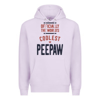 Lilac Officially The World's Coolest Peepaw | Mens Gift Premium Hoodie - artisFamous