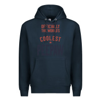 Navy Officially The World's Coolest Peepaw | Mens Gift Premium Hoodie - artisFamous