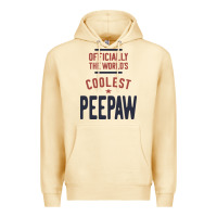 Pina Colada Officially The World's Coolest Peepaw | Mens Gift Premium Hoodie - artisFamous