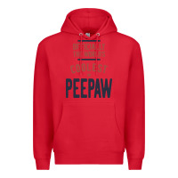 Red Officially The World's Coolest Peepaw | Mens Gift Premium Hoodie - artisFamous