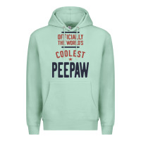 Seafoam Officially The World's Coolest Peepaw | Mens Gift Premium Hoodie - artisFamous