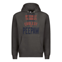 Smoke Officially The World's Coolest Peepaw | Mens Gift Premium Hoodie - artisFamous