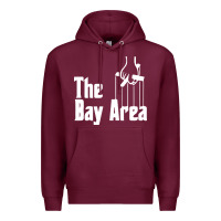 Burgundy the bay area Premium Hoodie - artisFamous