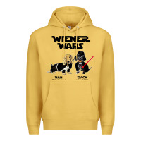 Antique Gold wiener wars funny dachshund Premium Hoodie - artisFamous