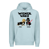 Blue Mist wiener wars funny dachshund Premium Hoodie - artisFamous