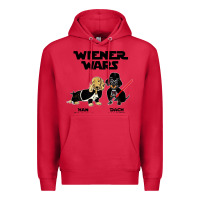 Cardinal wiener wars funny dachshund Premium Hoodie - artisFamous