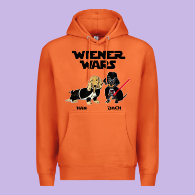 Wiener Wars Funny Dachshund Premium Hoodie Designed By Artisfamous