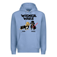 Colony Blue wiener wars funny dachshund Premium Hoodie - artisFamous