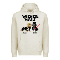 Oatmeal Heather wiener wars funny dachshund Premium Hoodie - artisFamous