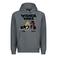 Rock wiener wars funny dachshund Premium Hoodie - artisFamous