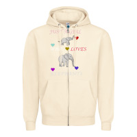 Sandshell Just A Girl Who Loves Elephants Zipper Hoodie - Bettercallsaul