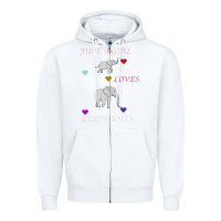 White Just A Girl Who Loves Elephants Zipper Hoodie - Bettercallsaul