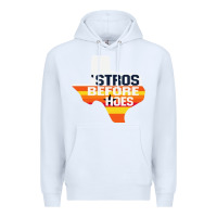 White stros before hoes Premium Hoodie - artisFamous